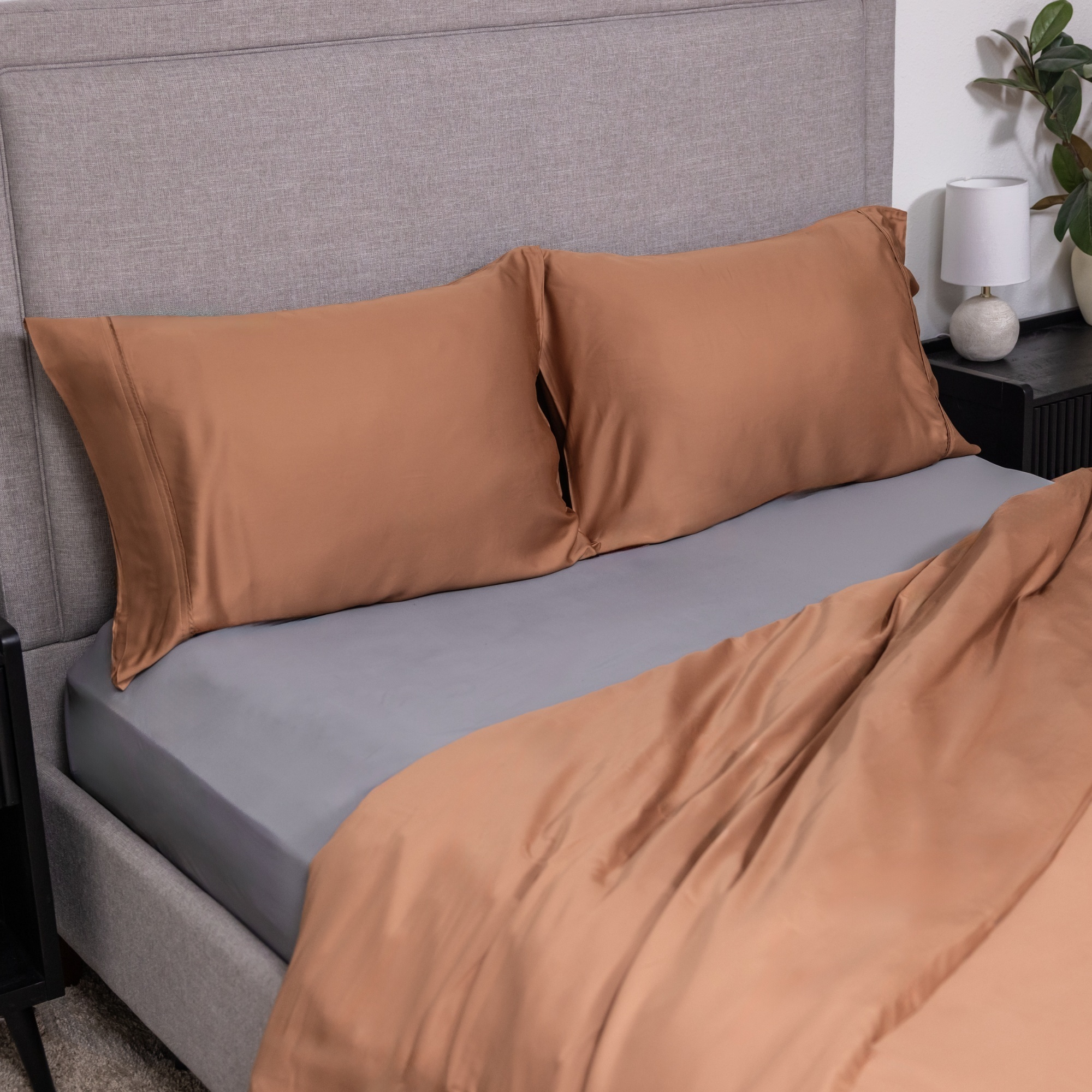 Cooling Pillowcases Set | Raisin | Luxuriously Soft & Eco-Friendly