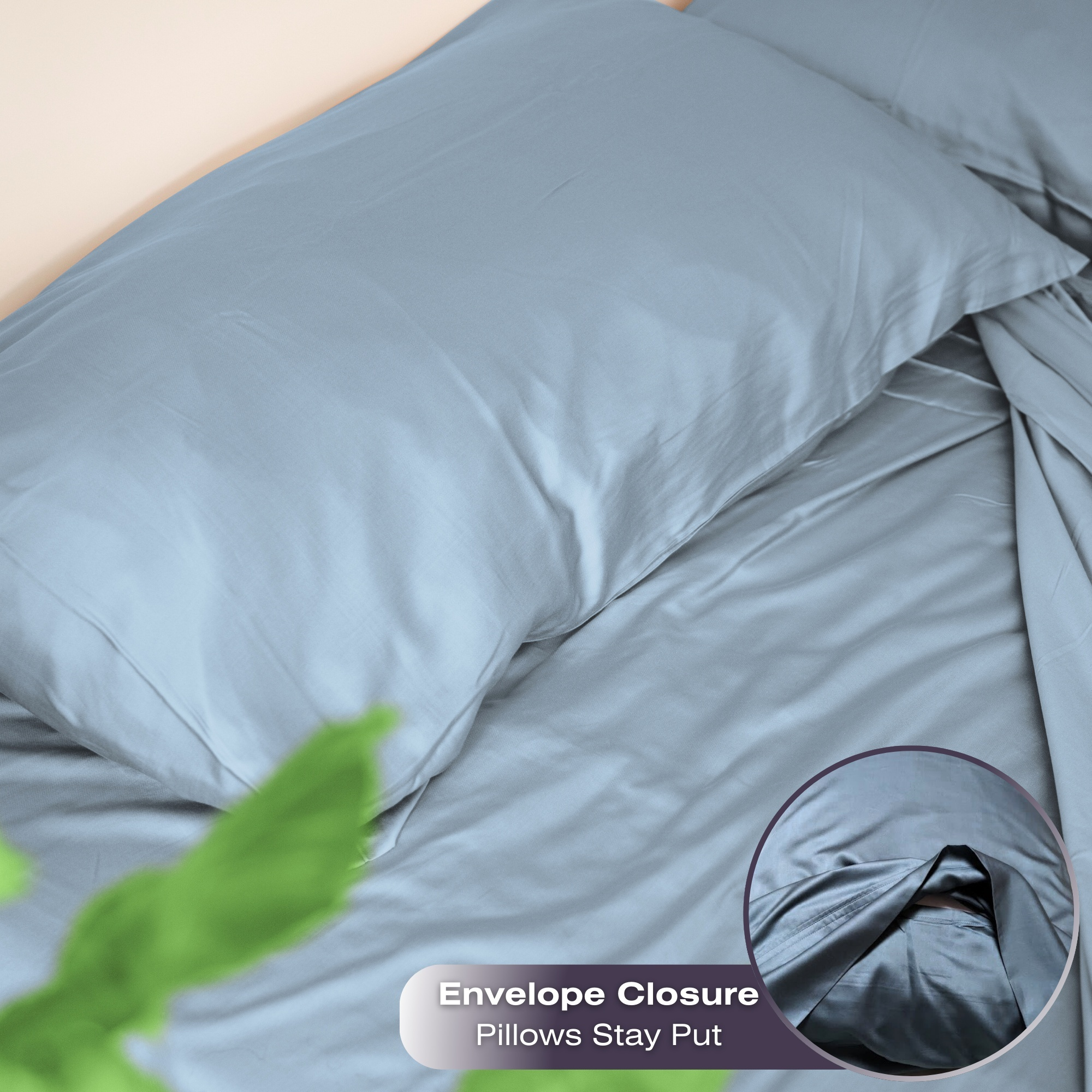 Cooling Pillow Cases | Ocean Blue | Luxurious, Soft, Eco-Friendly