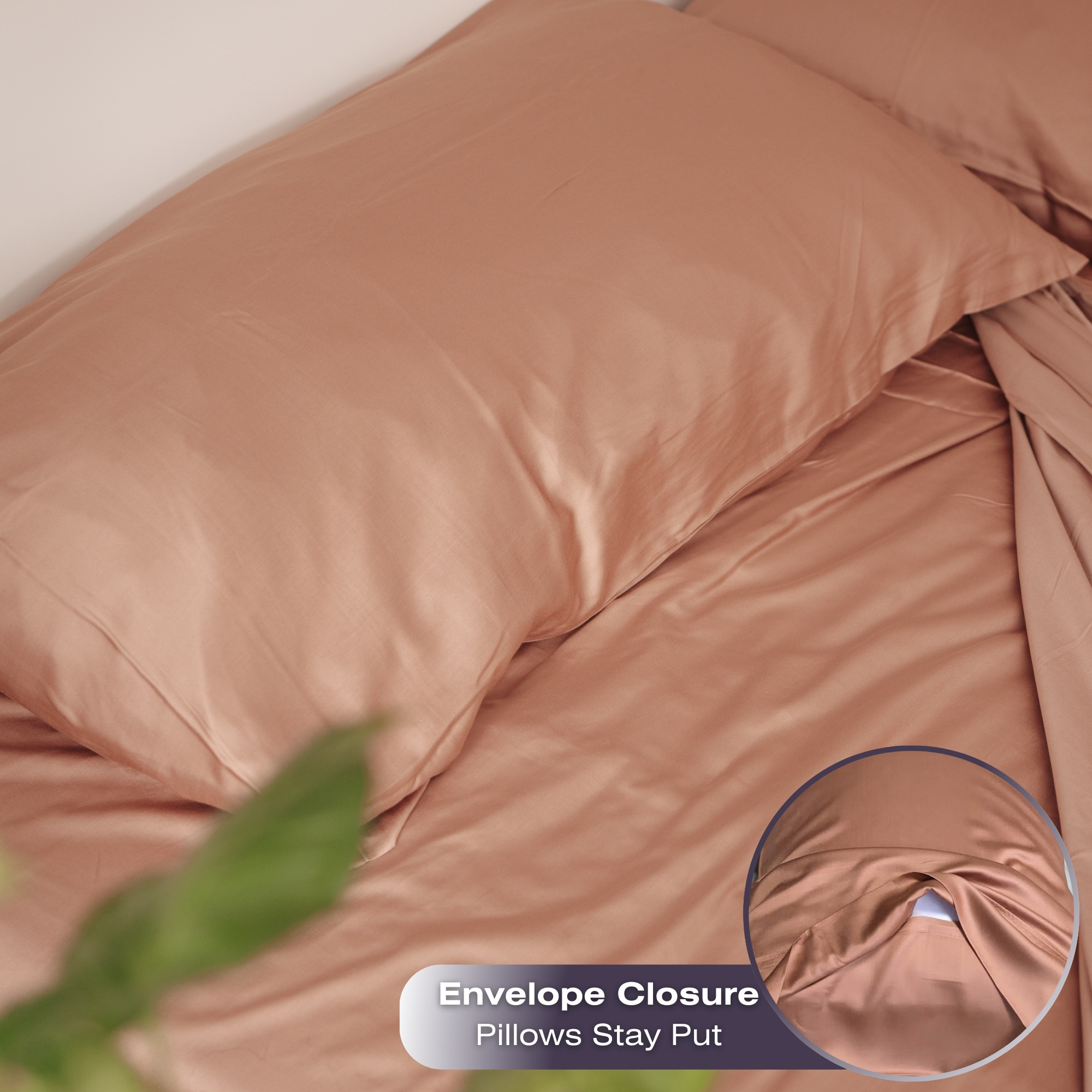 Cooling Pillowcases Set | Raisin | Luxuriously Soft & Eco-Friendly