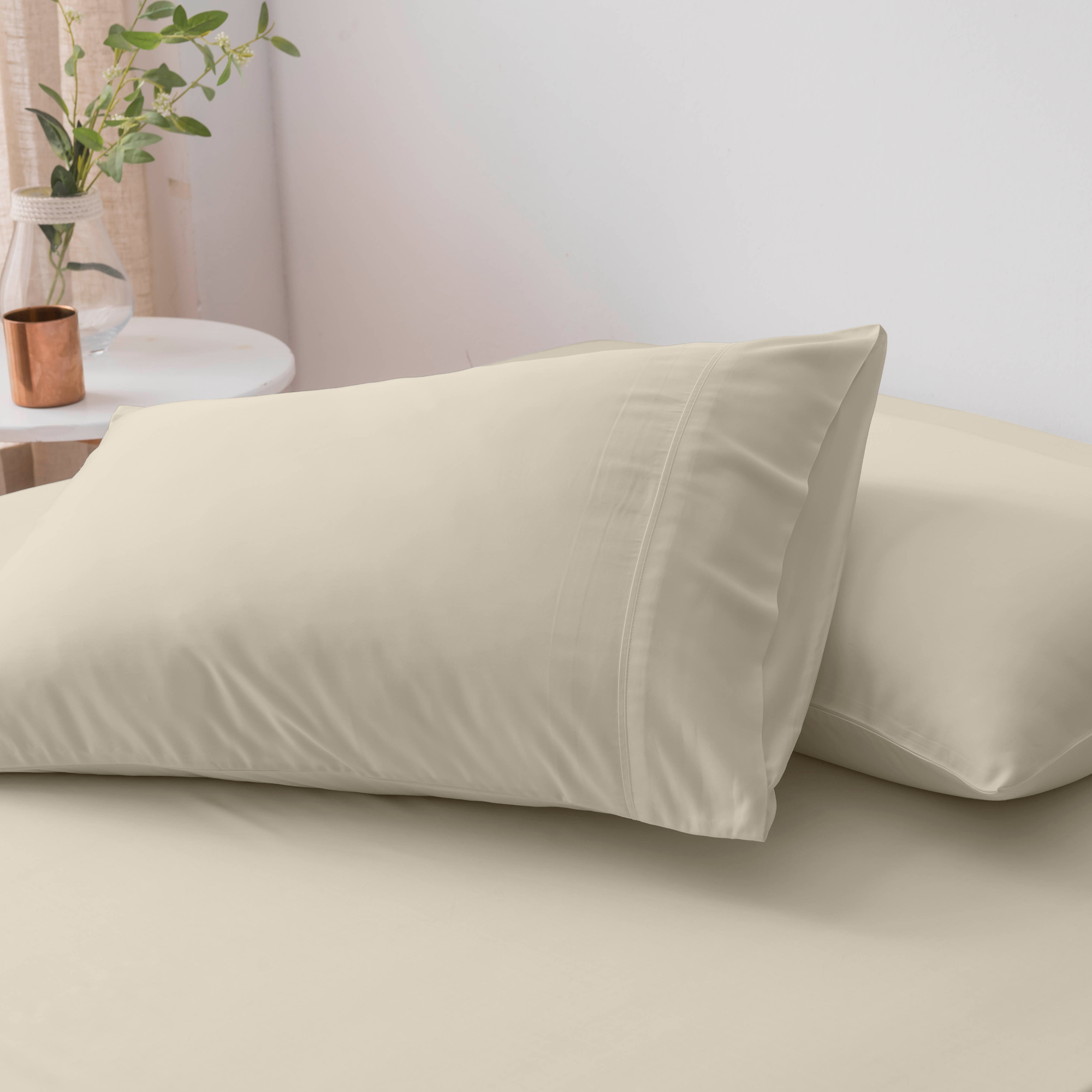 Organic Bamboo Pillowcase Set | Dune