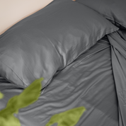 Organic Bamboo Bed Sheets | Midnight Grey