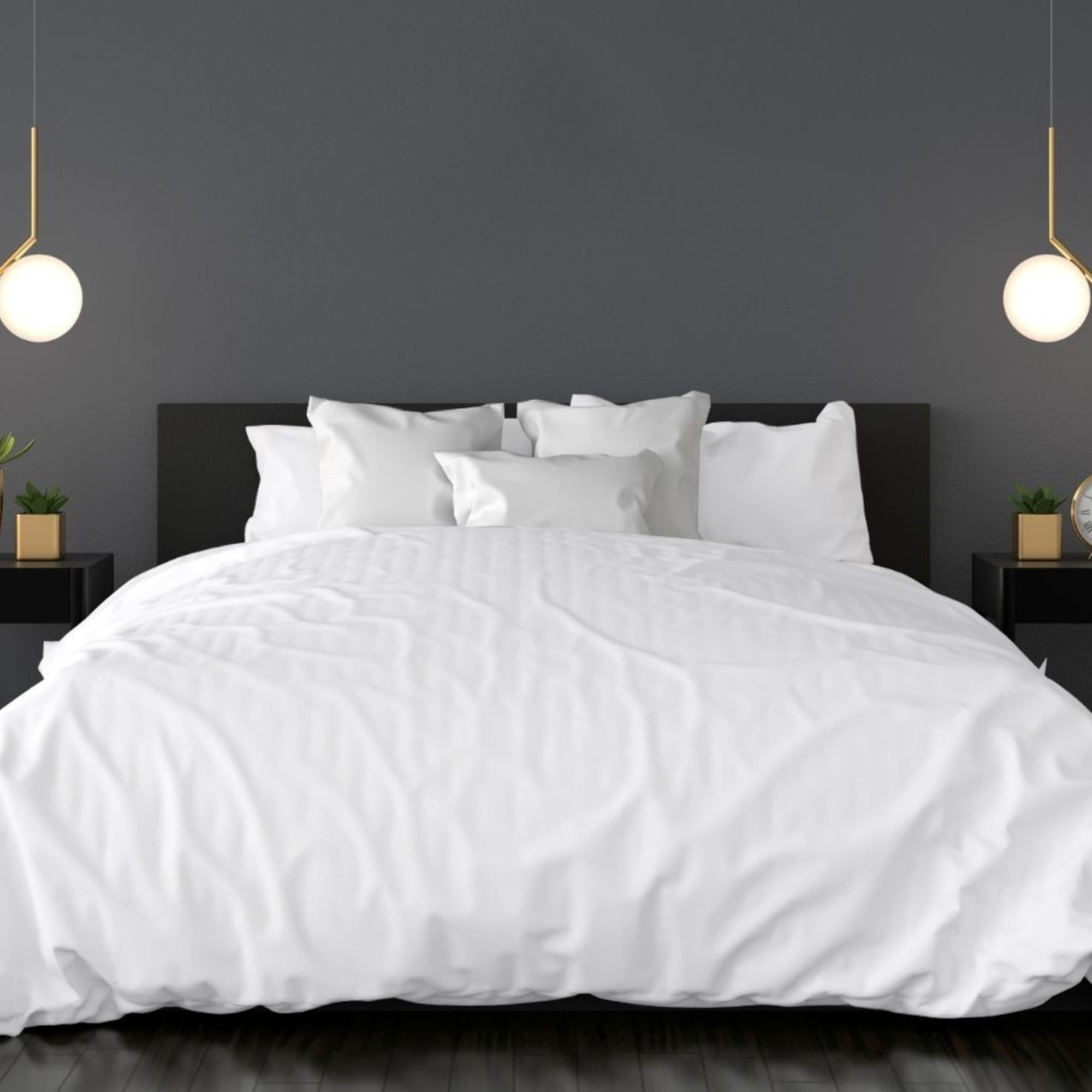 Organic Bamboo Duvet Cover Set | Pure White