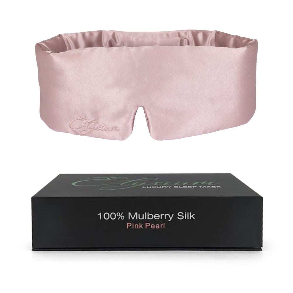 Greenleaf - Elysium Luxury Silk Sleep Mask | Pink Pearl