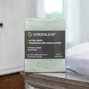 Organic Bamboo Sheet Set | Seaglass Green | Greenleaf Linens