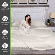 Greenleaf - Luxury Organic Bamboo Sheet Set | Moonlight White