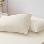 Bamboo Pillowcases | Ivory | Soft & Cooling | Sustainable & Luxurious