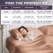 Bamboo Bed Sheets | Raisin | Organic Bamboo Cooling Sheets | Greenleaf