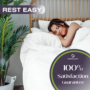 Satisfaction guarantee for Organic Bamboo Sheets Set in White