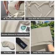 Greenleaf Bamboo Linens Set Features | Dune